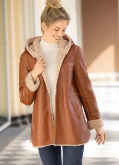 Damen Mona Lederjacken<Lederjacke von „Cabrini“