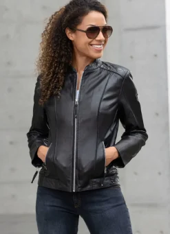 Damen Mona Lederjacken<Lederkurzjacke von „Cabrini“