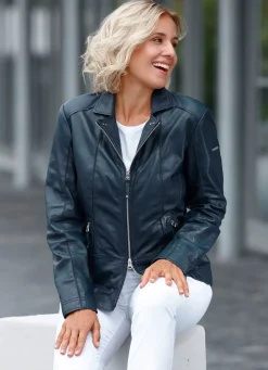 Damen Mona Lederjacken<Lederkurzjacke von „Cabrini“