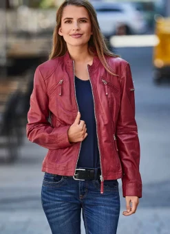Damen Mona Lederjacken<Lederkurzjacke von „Cabrini“