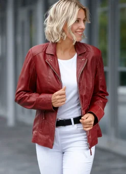 Damen Mona Lederjacken<Lederkurzjacke von „Cabrini“