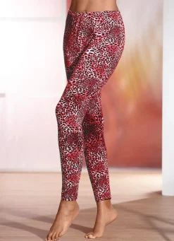 Damen Mona Leggings|Freizeithosen<Leggings mit Animal-Print