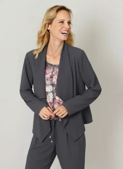 Damen Mona Blazer<Leichtblazer mit Schalkragen