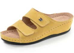 Discount Leichte Damen-Pantoletten, Weite G, mit Klettverschluss Damen Pantoletten