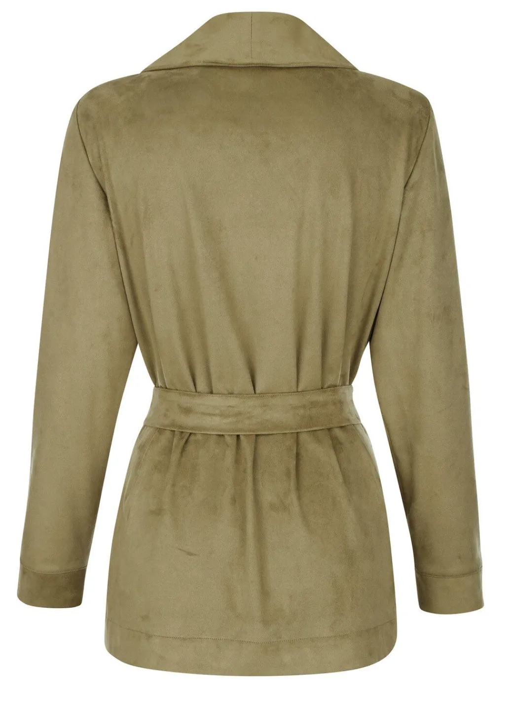 Damen Mona Lederimitatjacken|Blazer<Longblazer mit Schalkragen