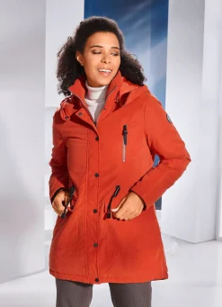 Damen Mona Winterjacken<Longjacke mit 2-Wege-Reißverschluss