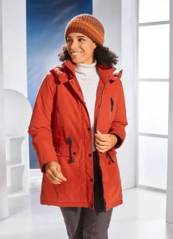Damen Mona Winterjacken<Longjacke mit 2-Wege-Reißverschluss