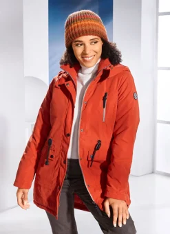 Damen Mona Winterjacken<Longjacke mit 2-Wege-Reißverschluss