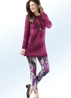 Damen Mona Pullover|Basics<Longpullover mit Schurwolle