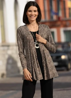 Discount Longshirt in Jacken-Optik Damen Longshirts