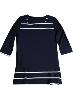 Longshirt mit Karree-Ausschnitt in 3 Farben Damen Longshirts