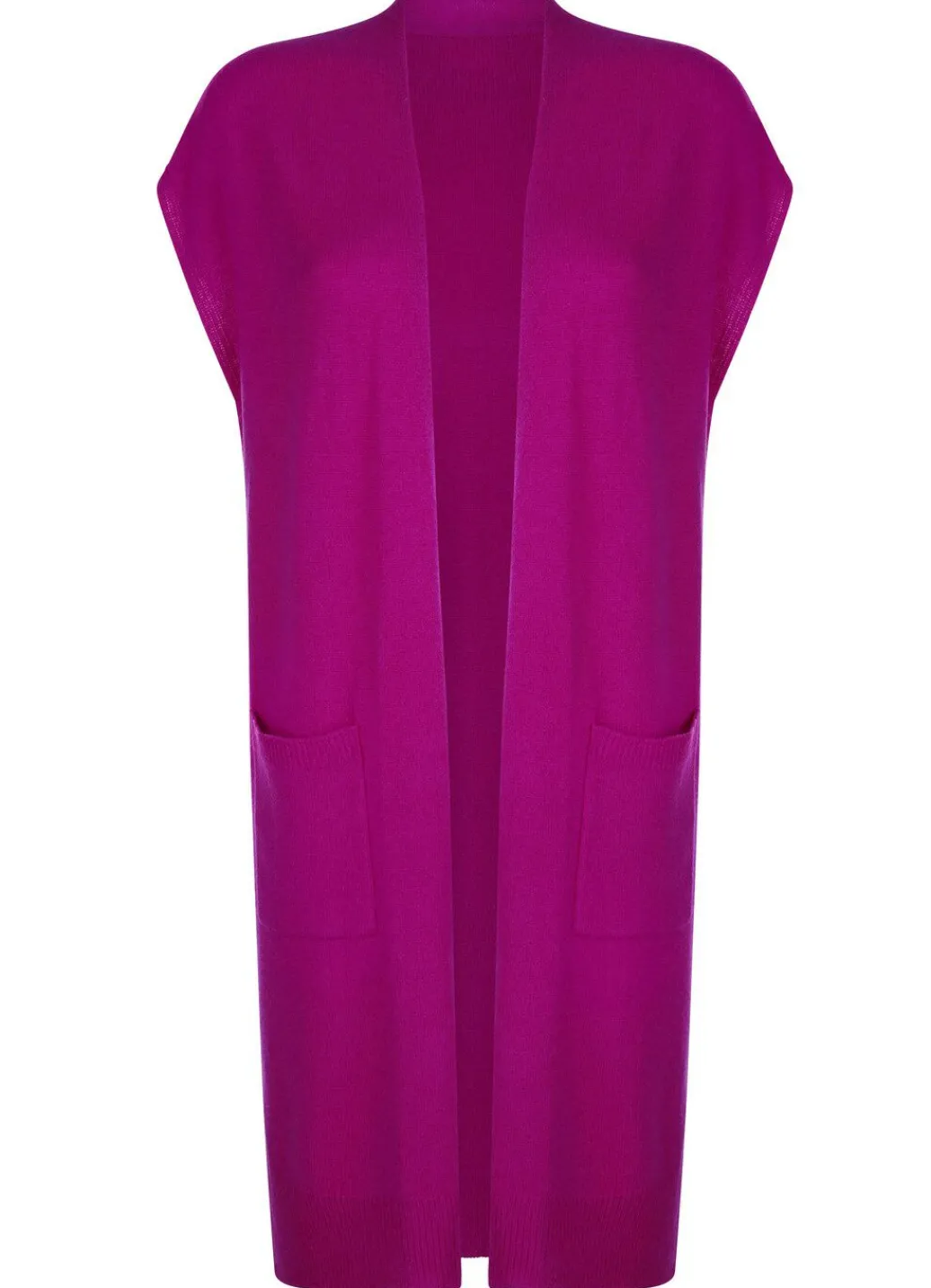 Discount Long-Strickweste aus Kaschmir Damen Strickwesten|Basics