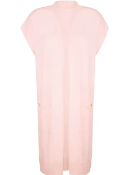 Discount Long-Strickweste mit Kaschmir Damen Strickwesten