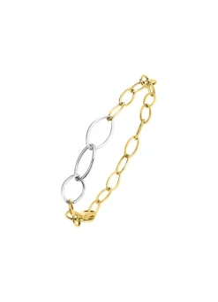Clearance Luxuriöse Eleganz am Handgelenk: Armband in Bicolor Damen Armbänder