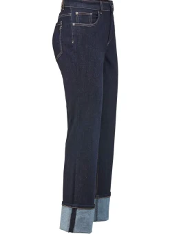 Damen Mona Lange Hosen|Jeans<Magic-Jeans mit krempelbaren Aufschlägen