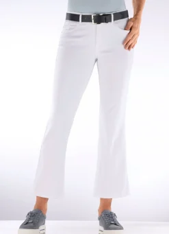 Damen Mona Lange Hosen|Jeans<Magic-Jeans mit leicht ausgestelltem Bein