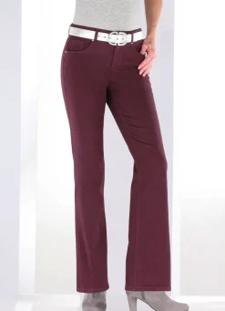 Damen Mona Lange Hosen|Jeans<Magic-Jeans mit modisch weiterem Beinverlauf