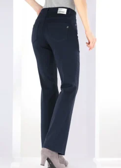 Damen Mona Lange Hosen|Jeans<Magic-Jeans mit modisch weiterem Beinverlauf