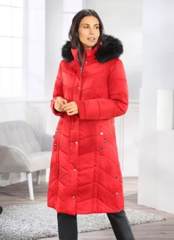Damen Mona Wintermäntel<Mantel mit abnehmbarer Kapuze