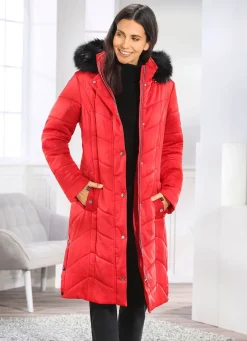 Damen Mona Wintermäntel<Mantel mit abnehmbarer Kapuze
