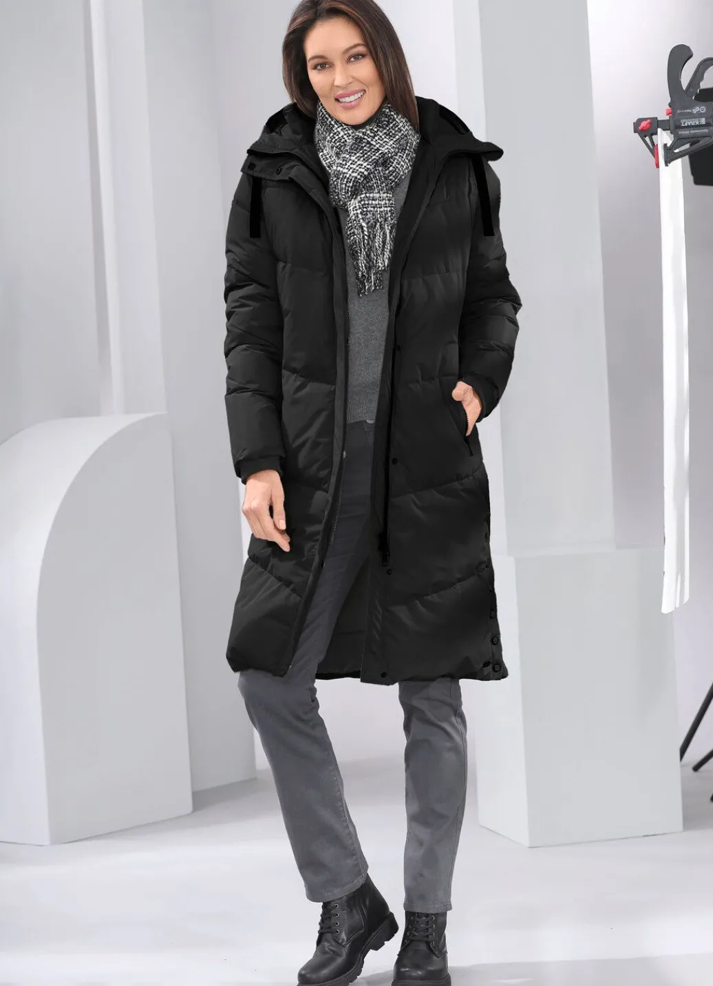Damen Mona Wintermäntel<Mantel mit fester Kapuze