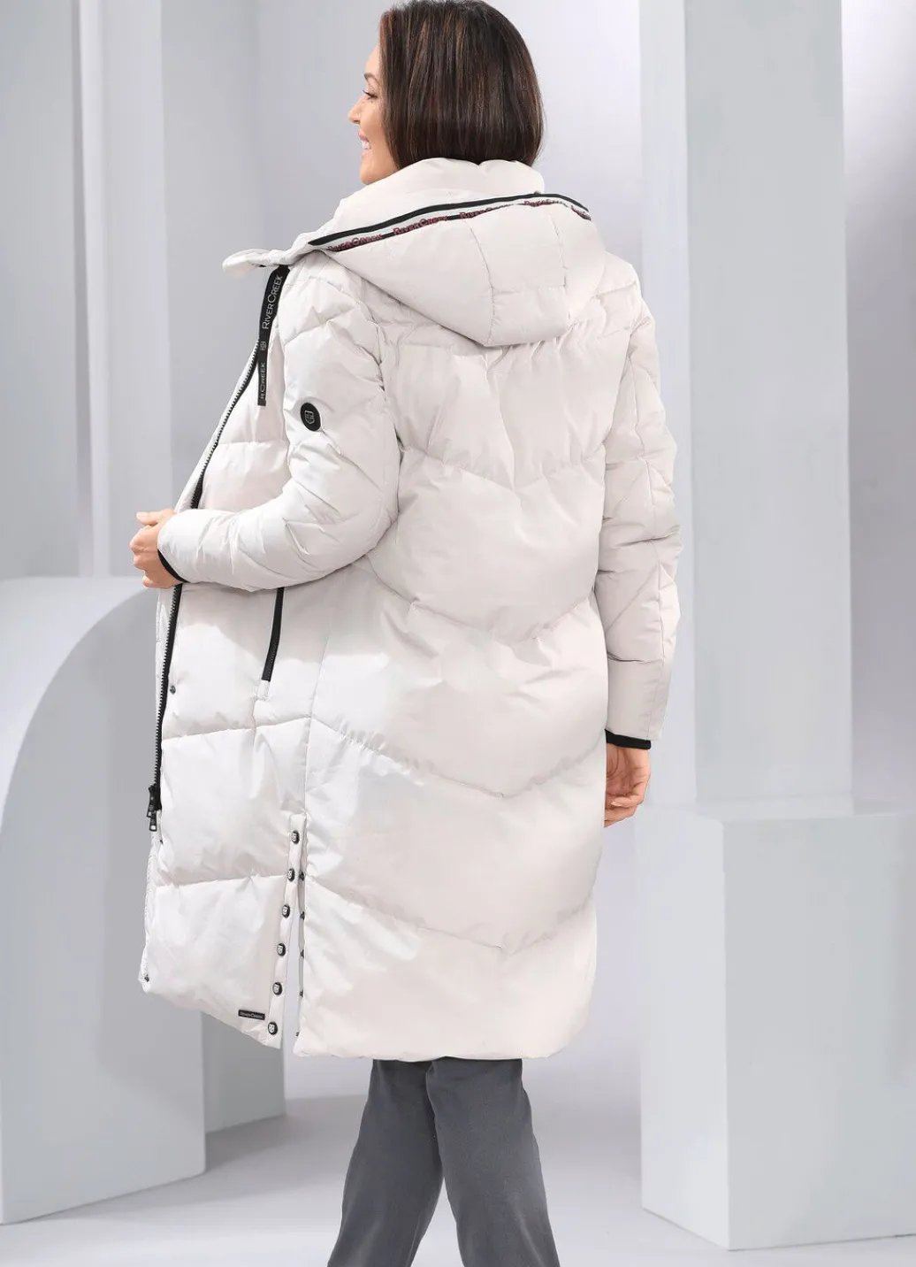 Damen Mona Wintermäntel<Mantel mit fester Kapuze