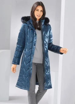 Damen Mona Wintermäntel<Mantel mit figurfreundlicher Längssteppung