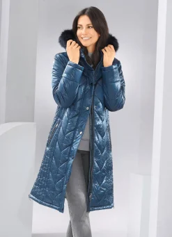 Damen Mona Wintermäntel<Mantel mit figurfreundlicher Längssteppung