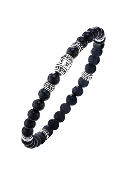 Clearance Maskulines Armband mit tibetischen Symbolen Herren Armbänder