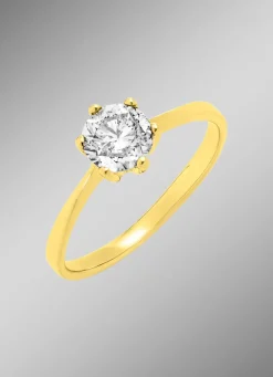 Clearance Massiver Brillant-Damenring Damen Ringe