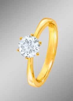 Massiver Brillant-Damenring Damen Ringe