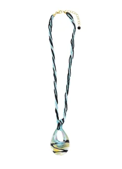Outlet Mehrreihige Halskette aus Muranoglas Damen Modeschmuck|Halsketten