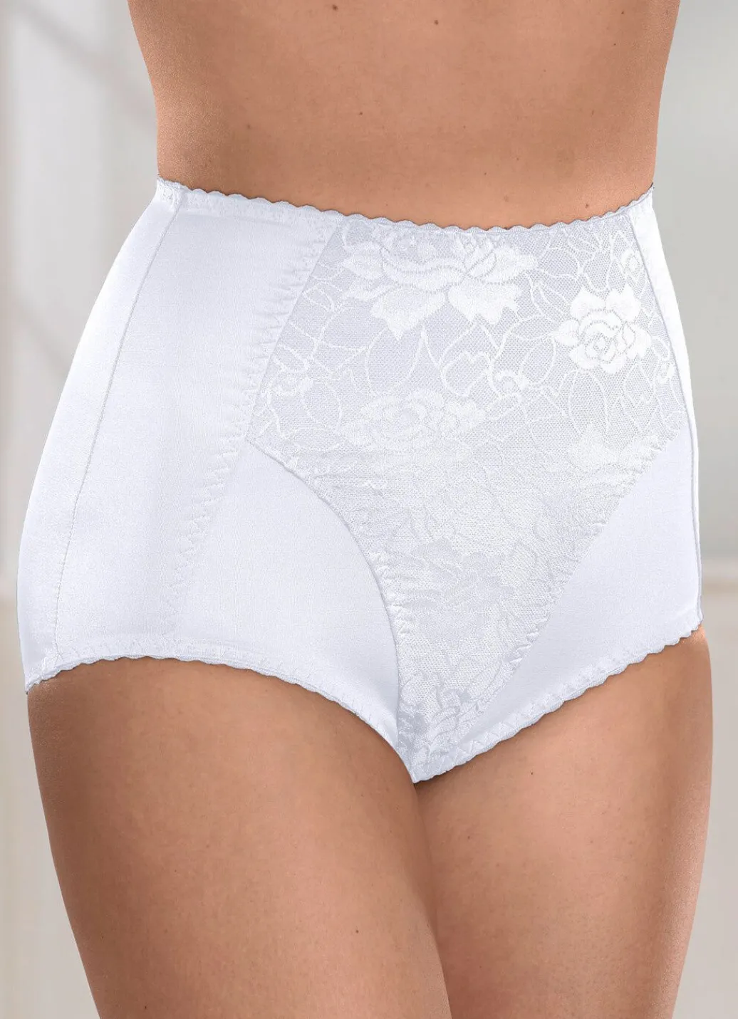 Miederhose mit Jaquarddessin Damen Miederhosen