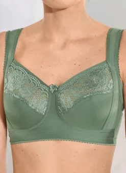 Online Miss Mary BH mit Elastikspitzeneinsätzen Damen Bh Ohne Bügel|Bh Mit Spitze