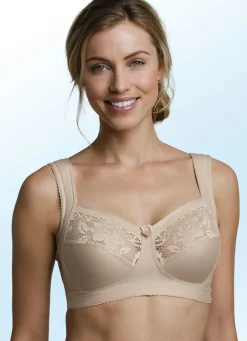 Clearance Miss Mary BH mit Elastikspitzeneinsätzen Damen Bh Ohne Bügel|Bh Mit Spitze