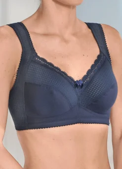 Clearance Miss Mary BH mit Strukturmuster und Spitze Damen Bh Ohne Bügel|Bh Mit Spitze