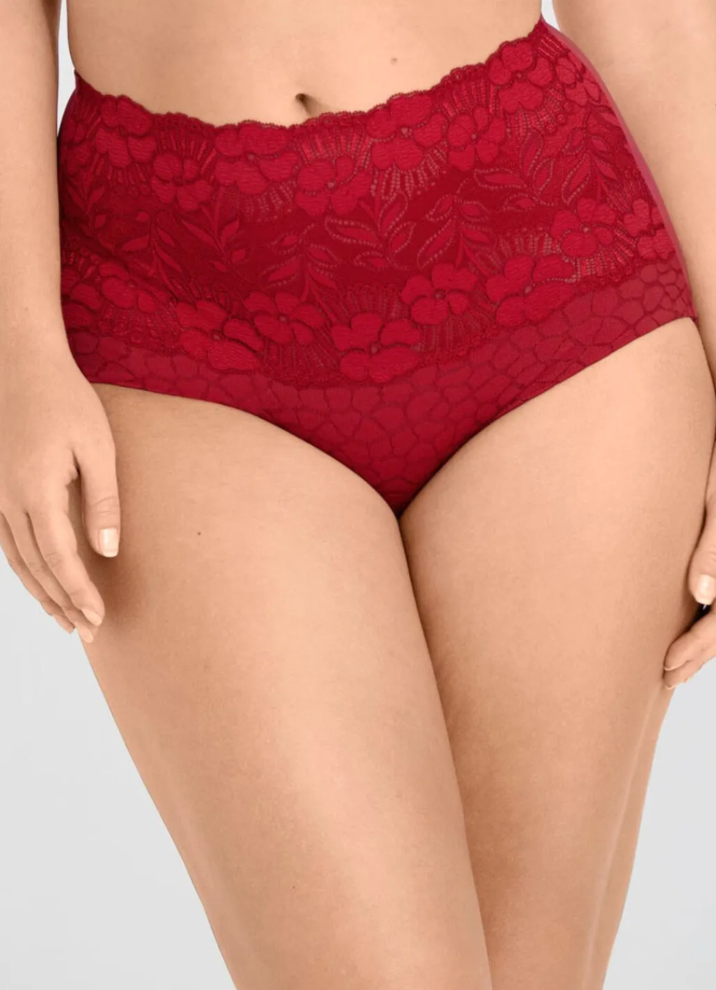 Online Miss Mary Miederslip mit unterlegter Elastikspitze im Vorderteil Damen Slips|Miederhosen