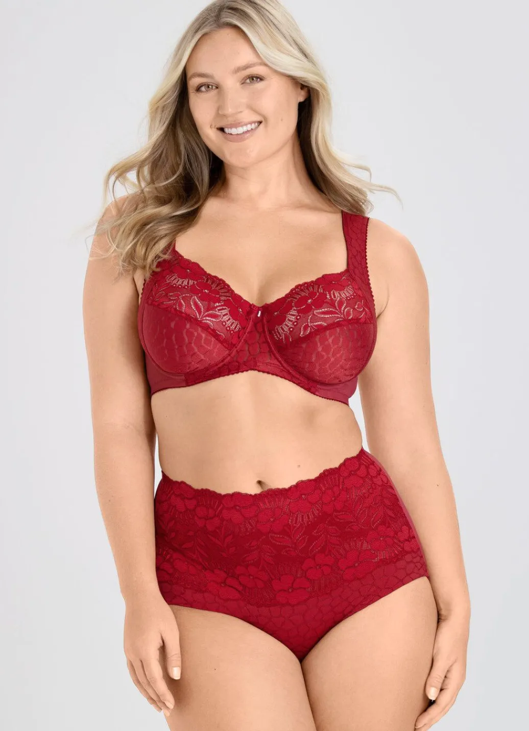 Online Miss Mary Miederslip mit unterlegter Elastikspitze im Vorderteil Damen Slips|Miederhosen