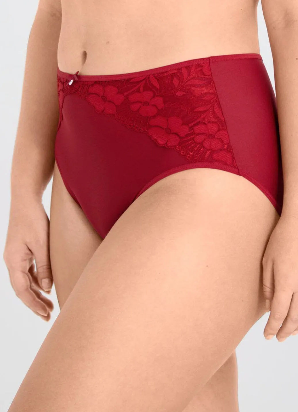 Online Miss Mary Miederslip mit unterlegter Elastikspitze im Vorderteil Damen Slips|Miederhosen