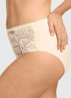 New Miss Mary Slip mit farbharmonischem Floraldessin Damen Slips