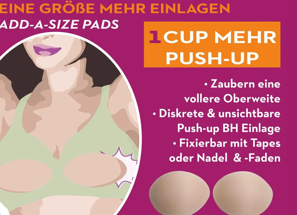 Outlet Miss Perfect Wow 2 Go-Eine-Größe-mehr-BH-Einlagen Damen Vorderverschluss-Bh|T-Shirt-Bh