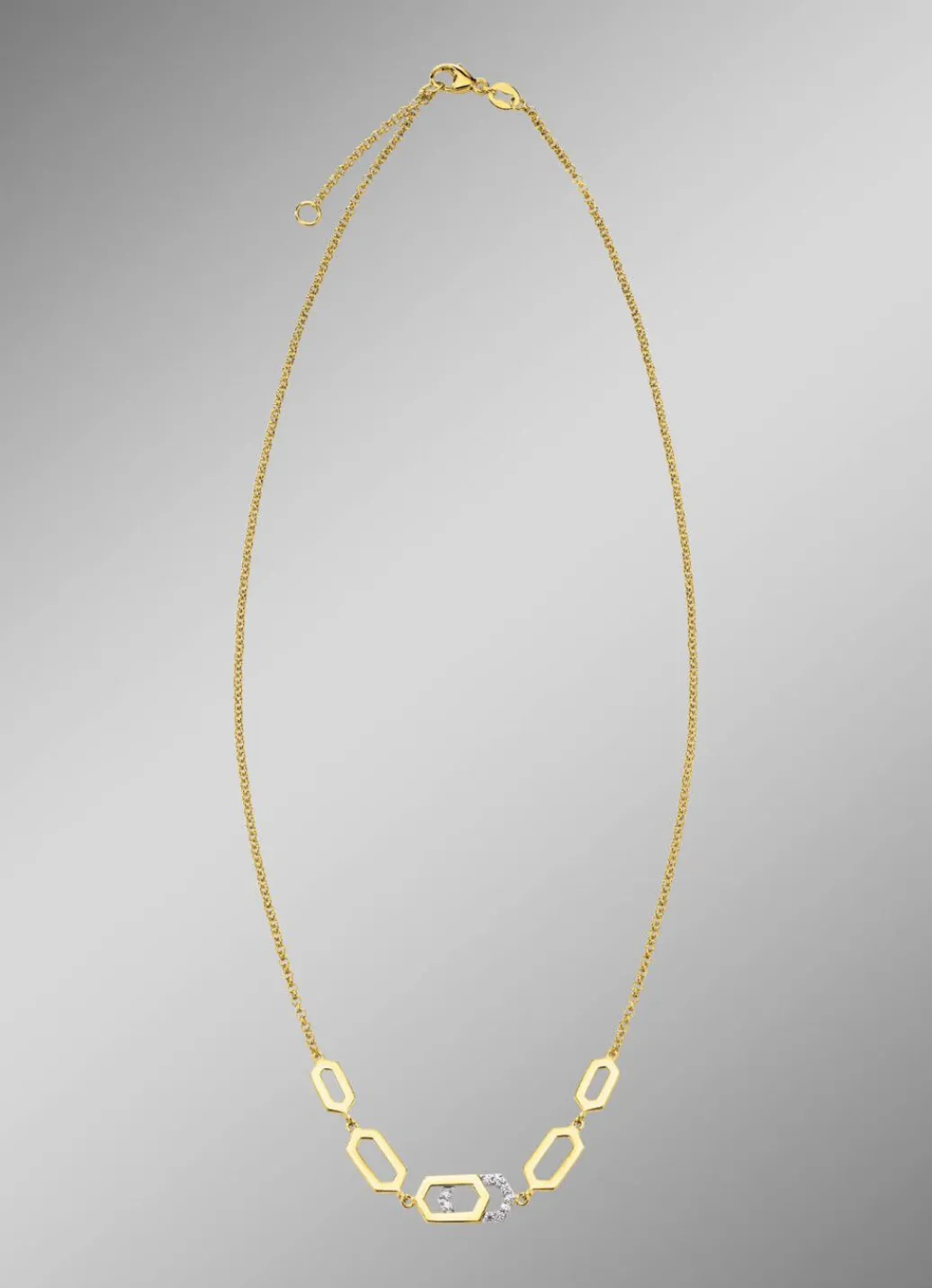 Outlet Moderne Halskette mit Zirkonia Damen Halsketten