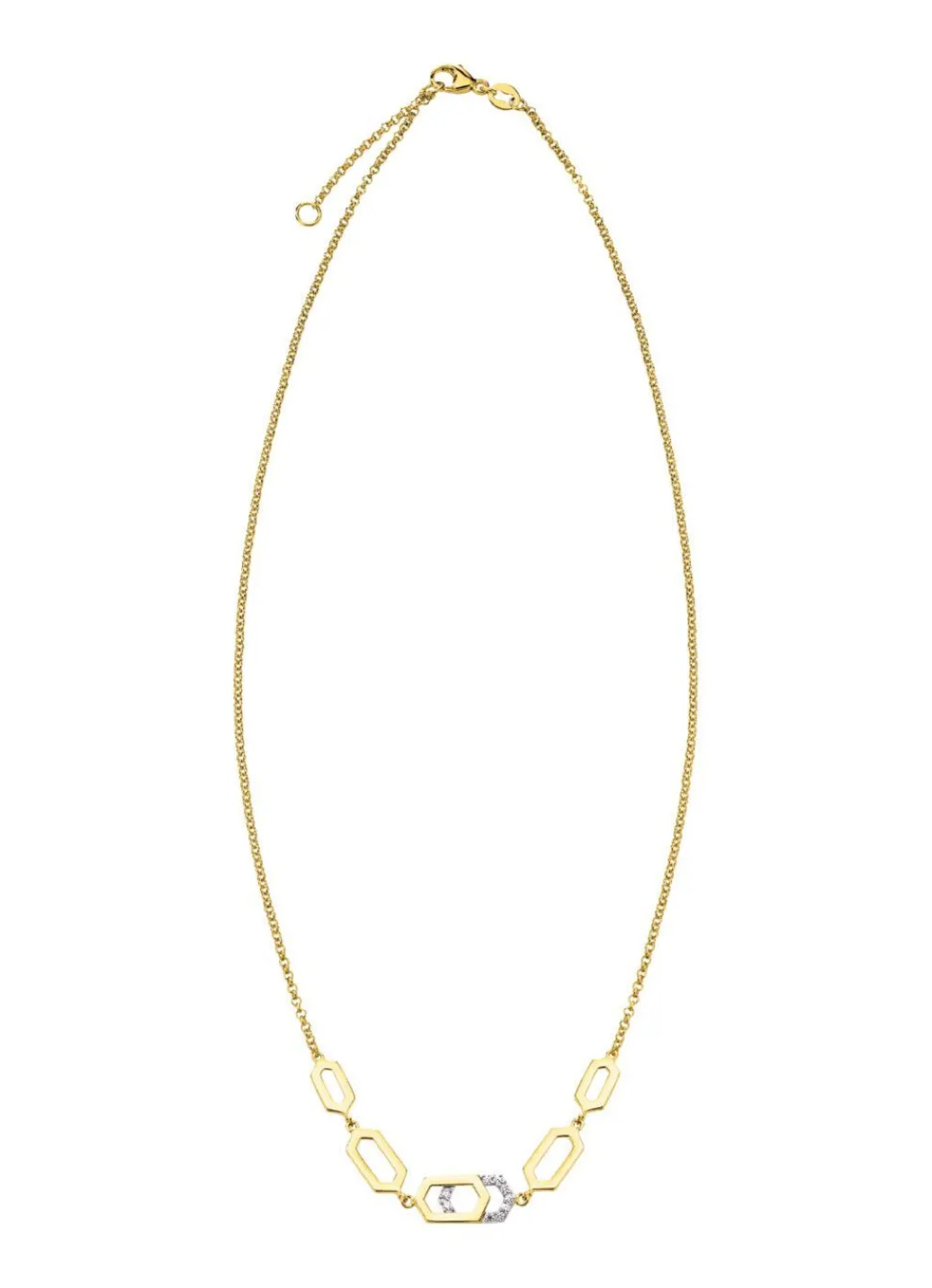 Outlet Moderne Halskette mit Zirkonia Damen Halsketten