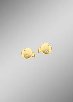 Damen Mona Ohrschmuck<Moderne Ohrstecker mit Zirkonia