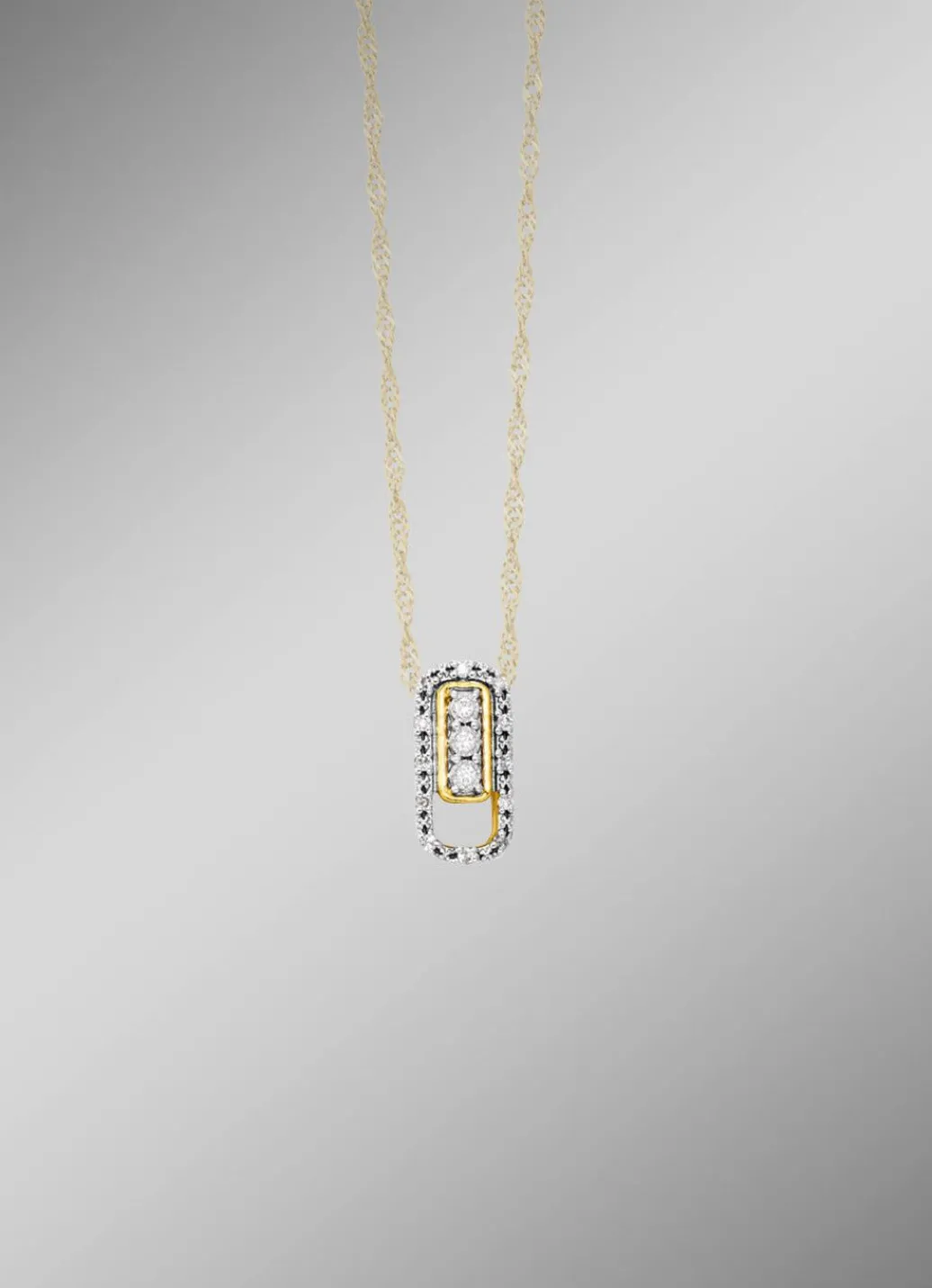 Clearance Moderner Anhänger mit Brillanten Damen Anhänger