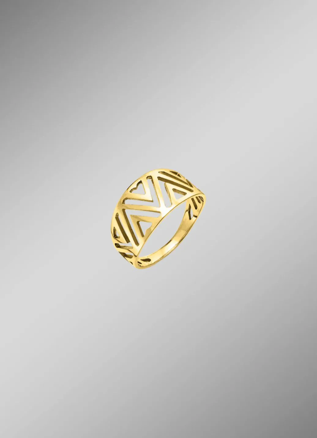 Discount Moderner Damenring aus Gold Damen Ringe