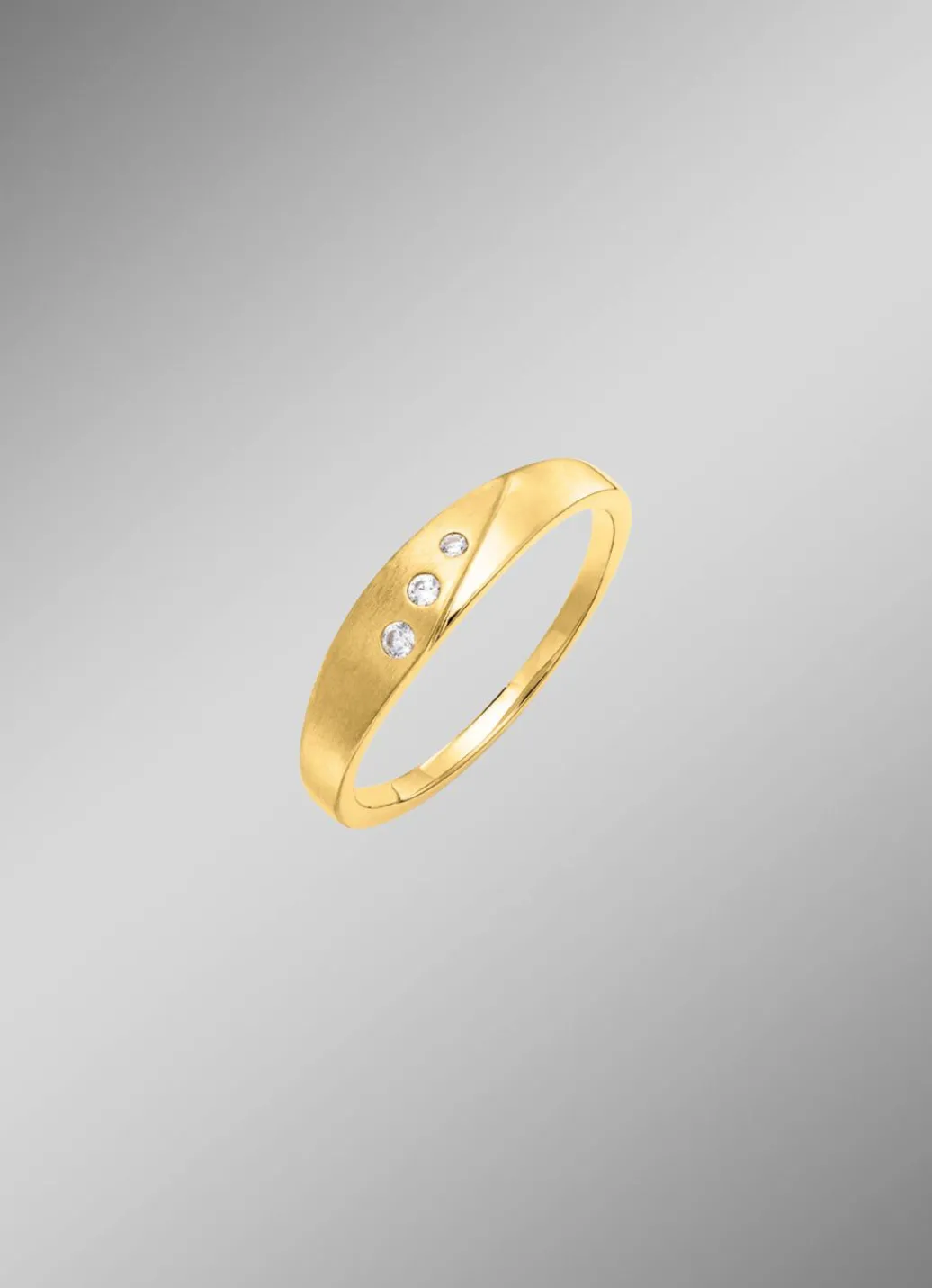 Damen Mona Ringe<Moderner Damenring mit Zirkonia