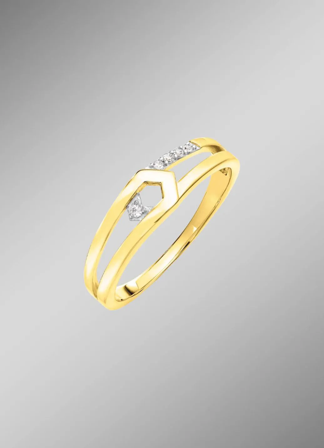 Sale Moderner Damenring mit Zirkonia Damen Ringe