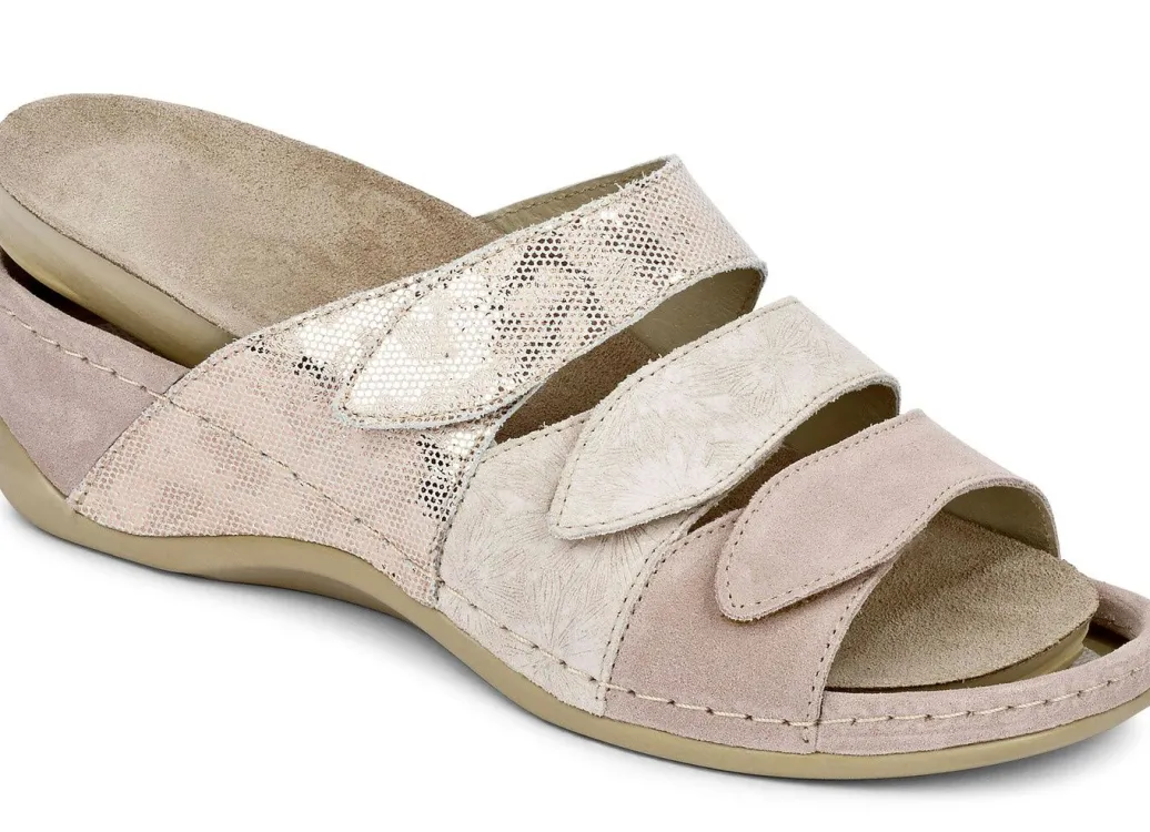 Hot Mubb, bequeme Damen-Pantoletten, Weite H, mit herausnehmbarem Fußbett Damen Pantoletten
