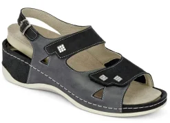 Hot Mubb, bequeme Damen-Sandalen, Weite H, mit herausnehmbarem Fußbett Damen Sandalen